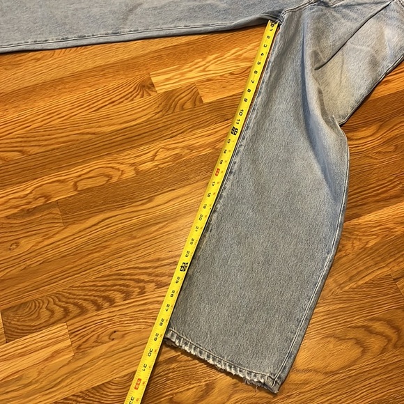 NWT AGolde Fold Waistband Jeans Size 26 - Picture 10 of 15